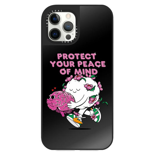 "Protect Your Peace of Mind"_Clear Impact Phone Case [1607261]