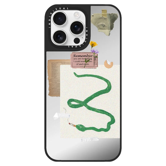 Cute Snake Poster Collage Phone Case_Clear Impact Phone Case [1448066]