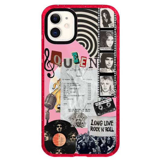 Queen Band Collage Styles Phone Case_iPhone Clear Impact Case Limited  [1287058]