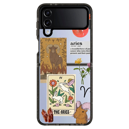 Zodiac Sign Series Aries Phone Case_Samsung Z Flip [1284542]