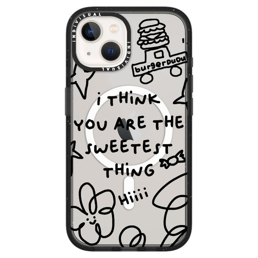 Cute Doodle "I Think You Are The Sweetest Thing"_ iPhone Ultra-MagSafe Case [1503016]