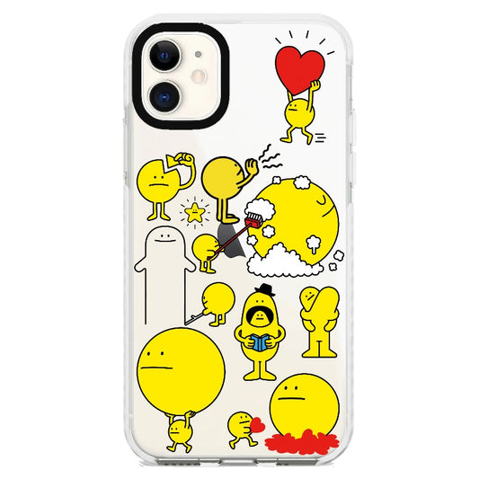 Yellow Bubble_iPhone Clear Impact Case [1618761]