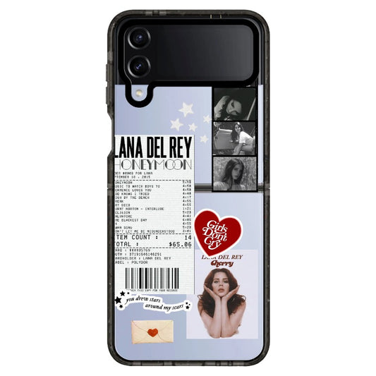 Lana Del Rey Honey Moon Receipt and Mirror Ball Phone Case_Samsung Z Flip [1475398]