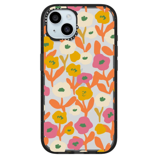 Acrylic Style Yellow, Pink and White Floral Phone Case_iPhone Ultra-Impact Case [1535155]