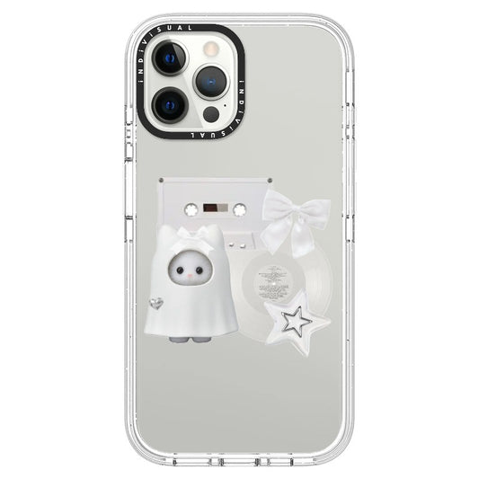 Ghost Cat! ☁️👻🤍_iPhone Ultra-Impact Case [1531010]