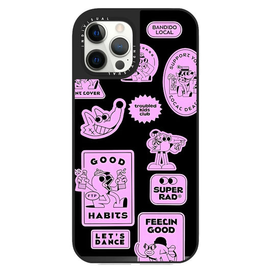 Black Pink_Clear Impact Phone Case [1494972]