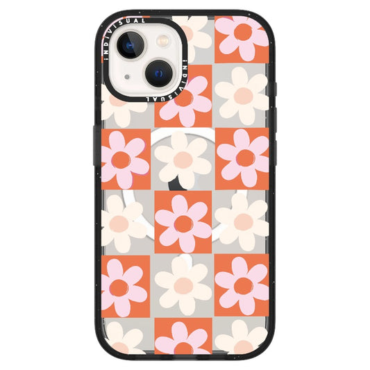 Cute Orange Floral Pattern Phone Case_ iPhone Ultra-MagSafe Case [1515105]