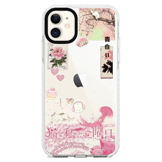 cassiskoipondshop ~ Pink Cherry Blossoms Phone Case!_iPhone Clear Impact Case [1470079]