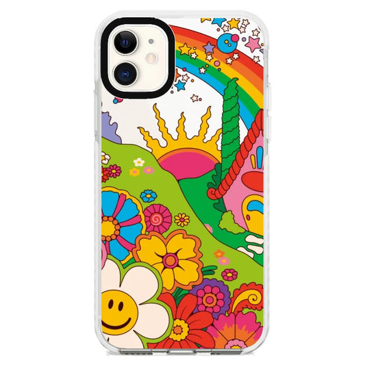 Smiley Daisy and Sunrise_iPhone Clear Impact Case [1499350]