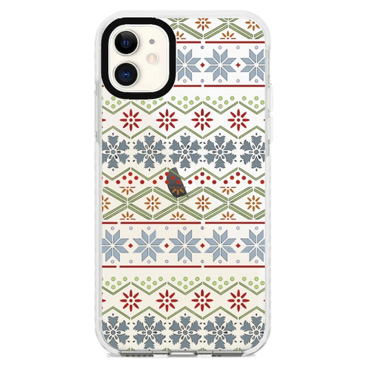 Winter Aesthetic Classic Sweater Patter Phone Case_iPhone Clear Impact Case [1495317]