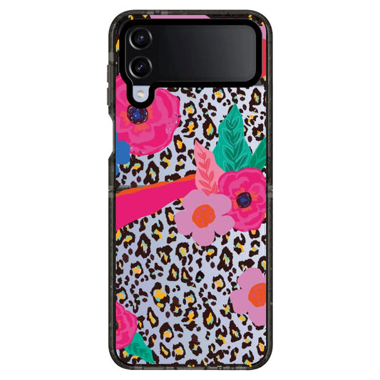 Floral Leopard Pattern Phone Case_Samsung Z Flip [1498821]