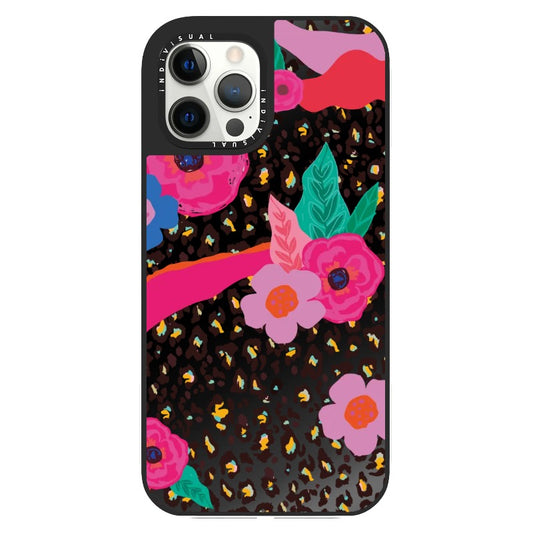 Floral Leopard Pattern Phone Case_Clear Impact Phone Case [1498821]