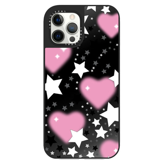 Stars and Hearts Pattern Phone Case_Clear Impact Phone Case [1584943]