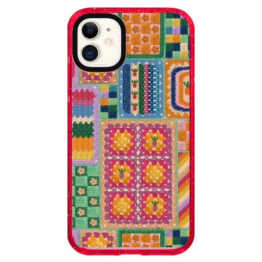 Fabric Art Crochet Style Phone Case_iPhone Clear Impact Case Limited  [1444125]