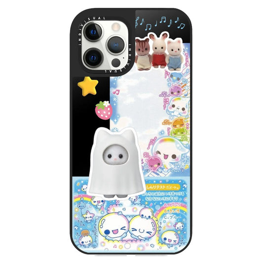 Ghost Kitty Cloud_Clear Impact Phone Case [1483941]