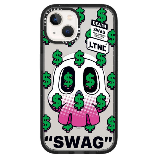 Pop Art Inspired Dollar Pattern Skull _ iPhone Ultra-MagSafe Case [1503040]