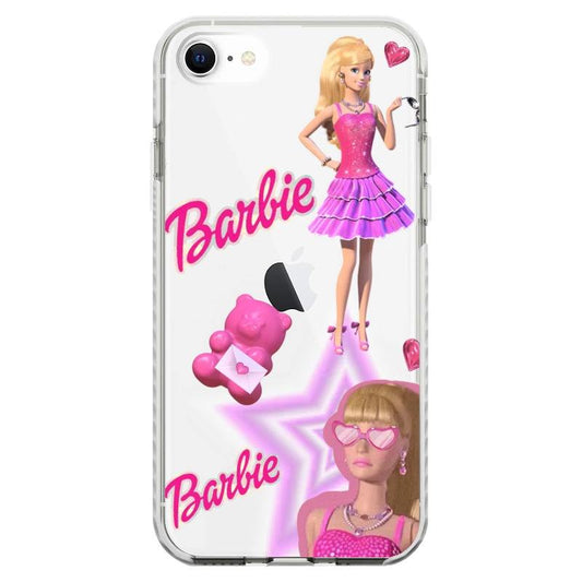 Barbie Inspired Pink Theme Phone Case_Clear Impact Case - White- flat case