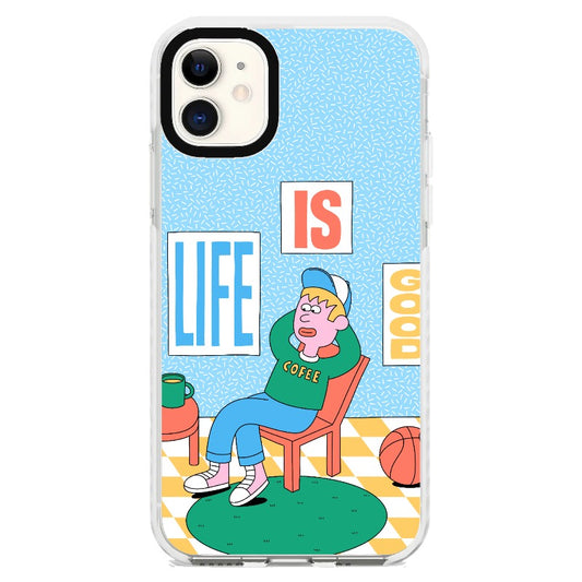 LIFE IS GOOD_iPhone Clear Impact Case [1536234]