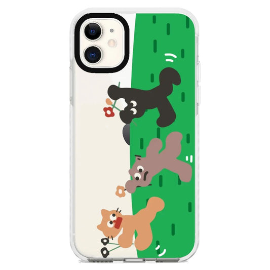 Chasing on Grass_iPhone Clear Impact Case [1535165]