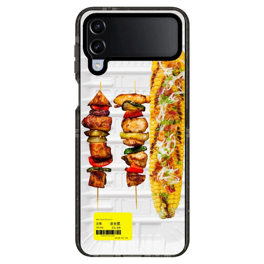 Supermarket Theme Barbecue Phone Case _Samsung Z Flip [1523333]