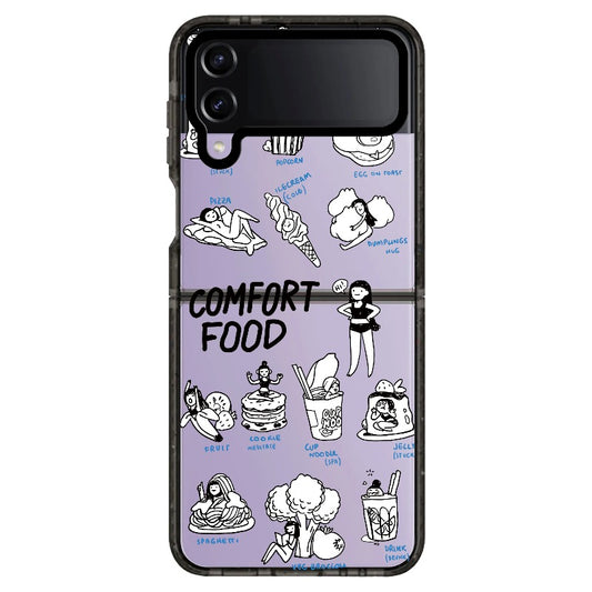 Comfort Food_Samsung Clear Impact Case - Black