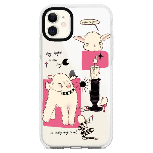 Crying Little Lamb_iPhone Clear Impact Case [1506876]