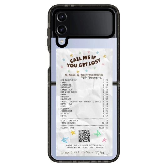 Call Me If You Get Lost Receipt Style Phone Case_Samsung Z Flip [1515562]