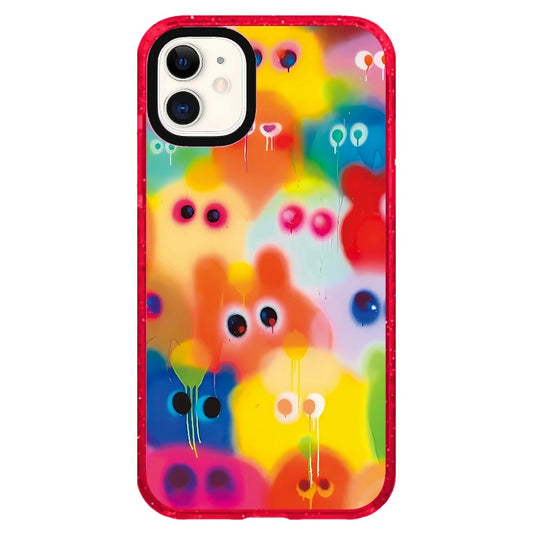 Graffiti Art Colorful Monsters_iPhone Clear Impact Case Limited  [1535121]