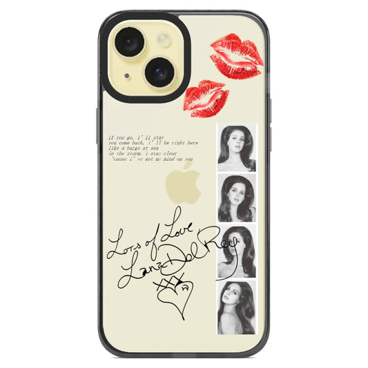 Lana Del Rey Signature and Photobooth Phone Case_iPhone15