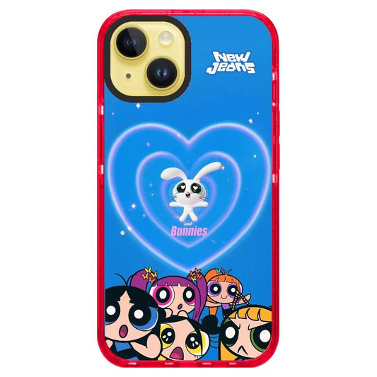 New Jeans Bunny and Powerpuff Girls Theme Phone Case_Color Impact Case - Dragonfruit