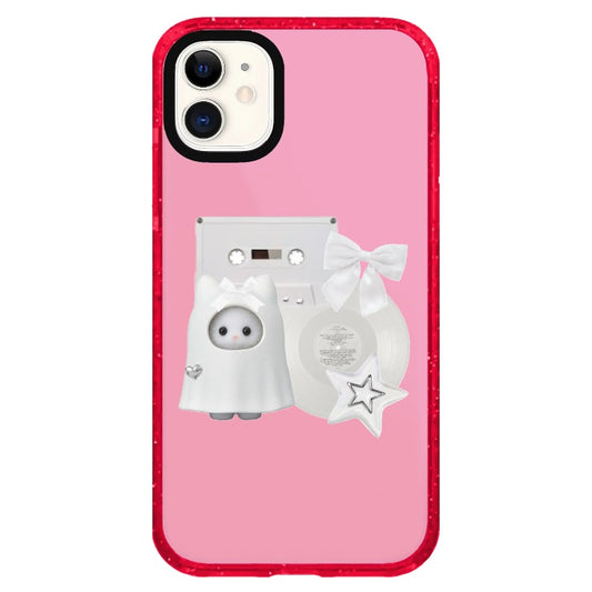 Ghost Cat! ☁️👻🤍_iPhone Clear Impact Case Limited  [1531010]