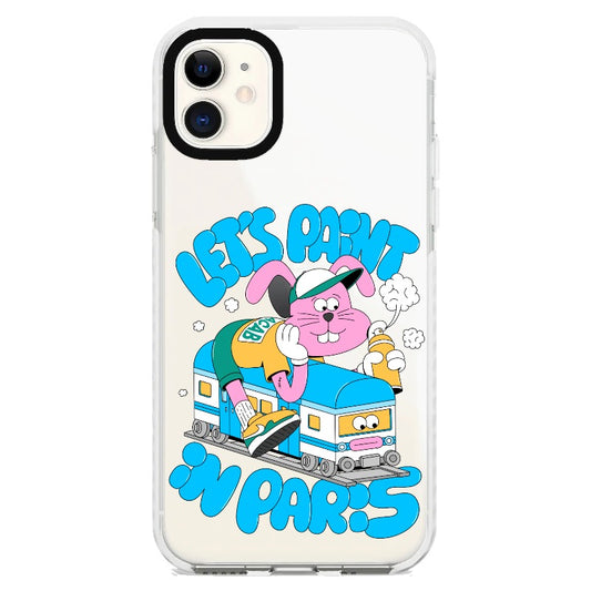 LET'S PAINT IN PARIS_iPhone Clear Impact Case [1532062]