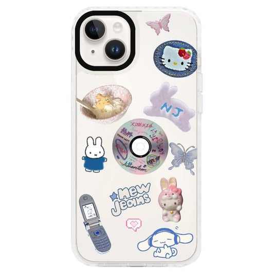 NewJeans Core Phone Case_Clear Impact Case - White