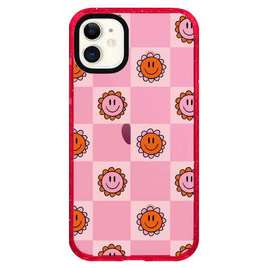 Happy Face Checkerboard Print_iPhone Clear Impact Case Limited  [1523881]