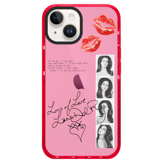 Lana Del Rey Signature and Photobooth Phone Case_Color Impact Case - Dragonfruit