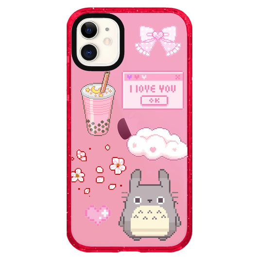 Pixel Pink_iPhone Clear Impact Case Limited  [1525551]