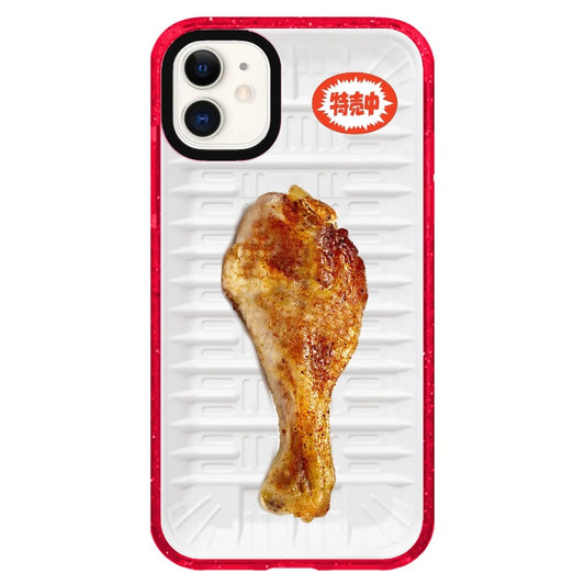 Supermarket Theme Chicken Drumsticks Phone Case_iPhone Clear Impact Case Limited  [1284329]