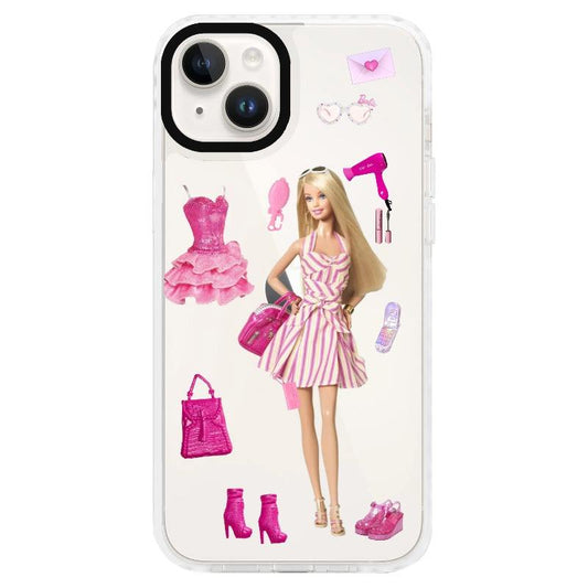 Barbie Fashion Pack Phone Case_Clear Impact Case - White