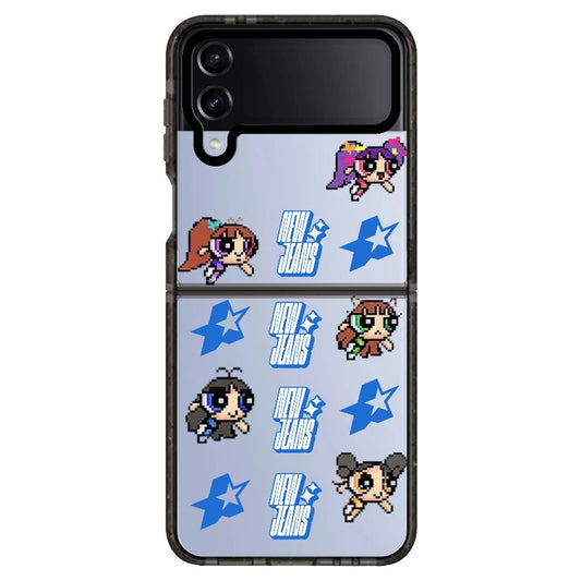 New Jeans Pixel Style Powerpuff Girls Phone Case_Samsung Z Flip [1267570]