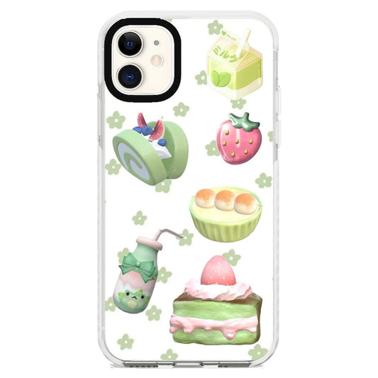 Strawberry Matcha_iPhone Clear Impact Case [1525887]