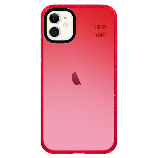 Lucky Red- Orange Gradient Case_iPhone Clear Impact Case Limited  [1524553]