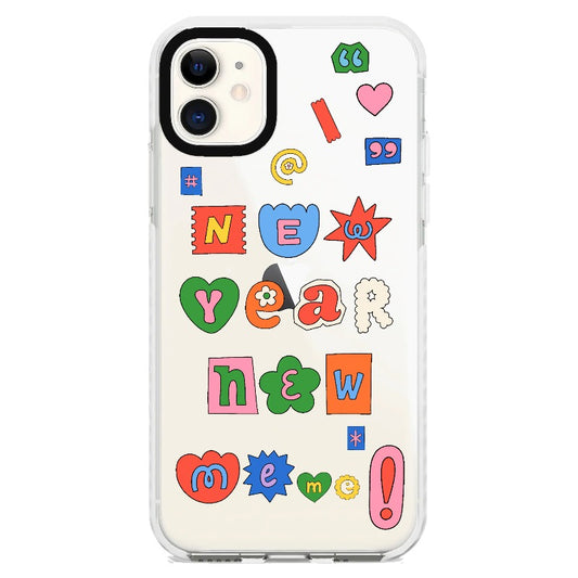 "New Year New Meme"_iPhone Clear Impact Case [1512590]