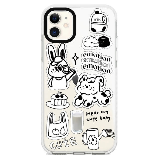 Rabbit and Grocery_iPhone Clear Impact Case [1533957]