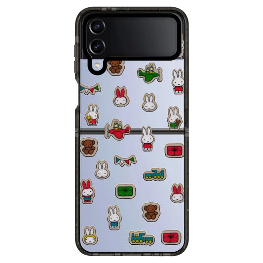 Vintage Miffy Stickers Phone Case_Samsung Z Flip [1525563]