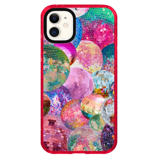 Colorful Mirror balls phone case_iPhone Clear Impact Case Limited  [1535128]