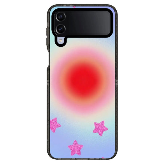 Blue and Red Radient With Stars Phone Case_Samsung Z Flip [1535162]