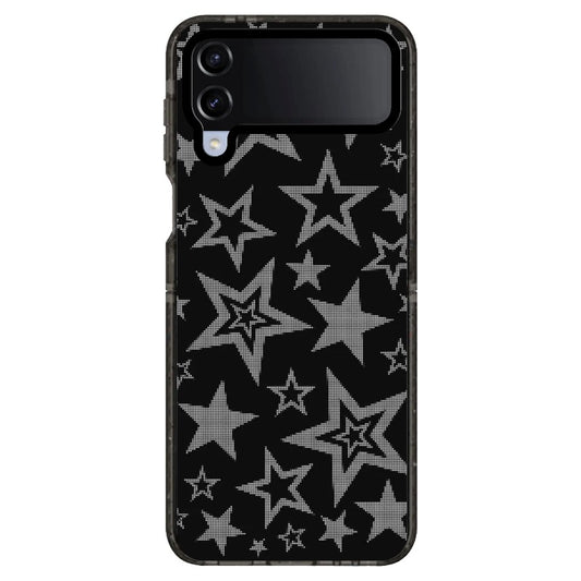 Black and Sliver Star Girl Y2K Phone Case_Samsung Z Flip [1530593]