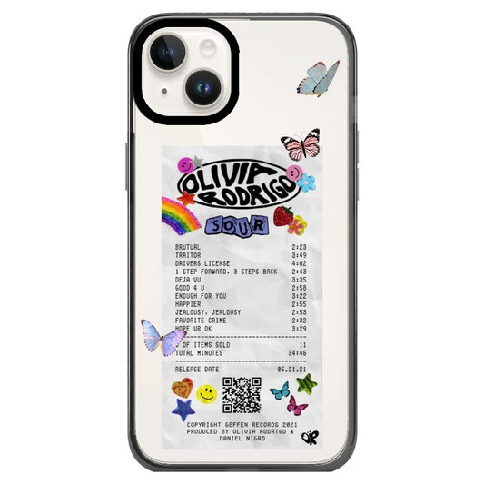 Olivia Song List Receipt Style Phone Case_Samsung Galaxy+