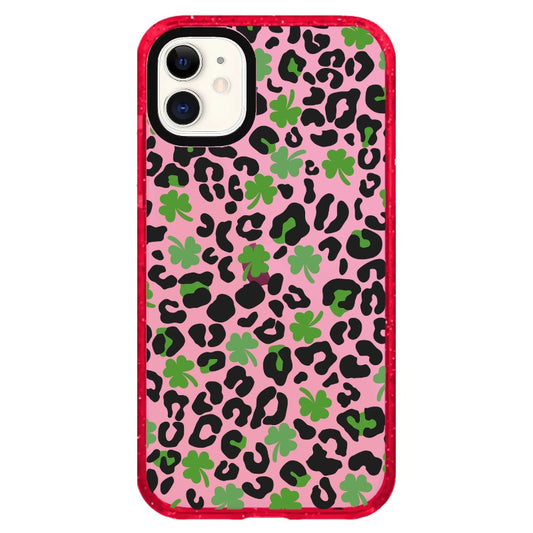 Green and Black Leopard Pattern Phone Case_iPhone Clear Impact Case Limited  [1503101]