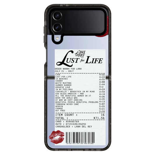 Lana Lust for Life Receipt Style Phone Case_Samsung Z Flip [1541783]